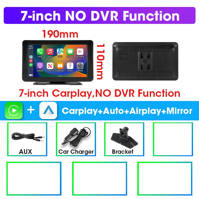 Dashcam 4K con CarPlay/Android Auto Inalámbrico - T80D/T82D