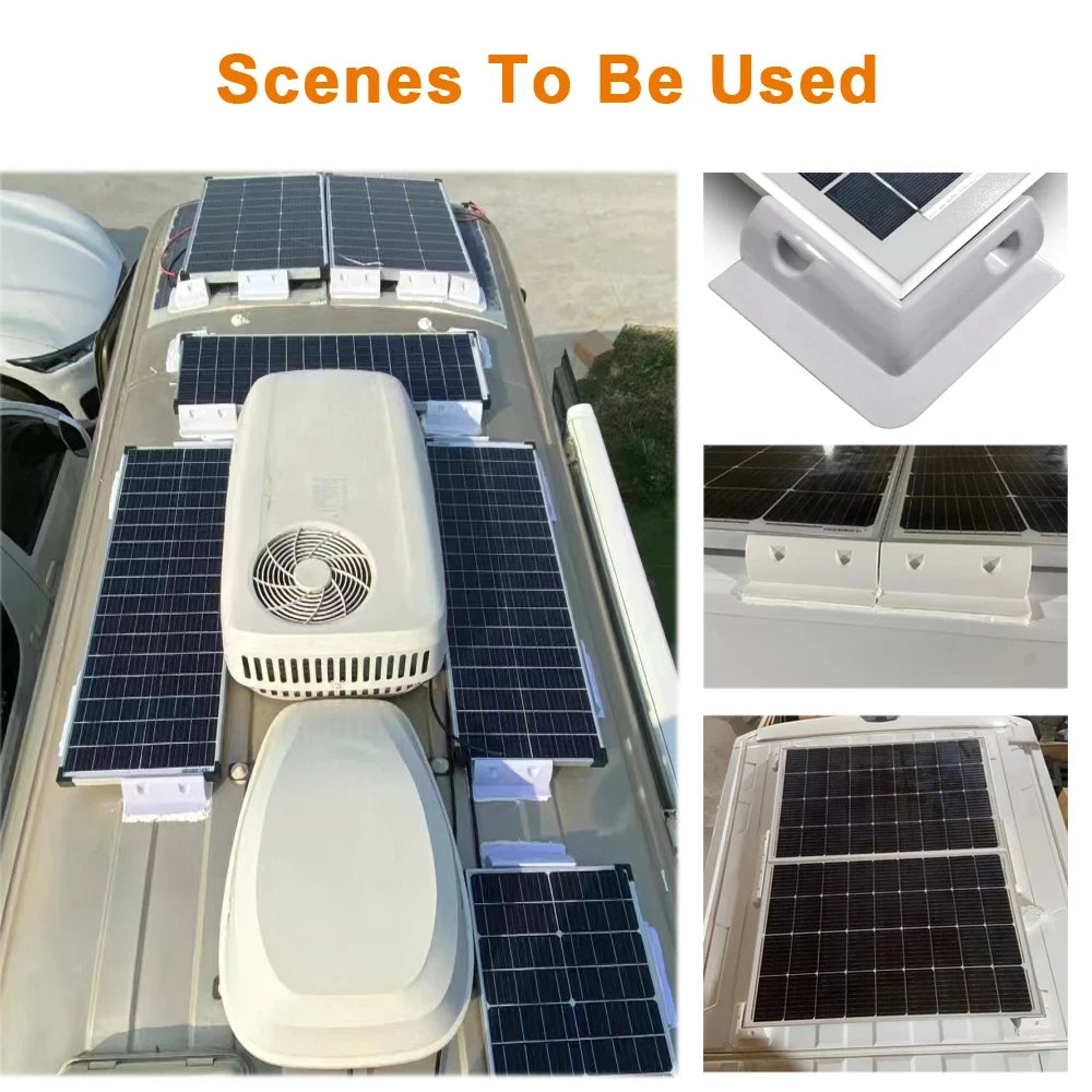 Solar Panel Mounting Kit for Motorhomes and Boats 