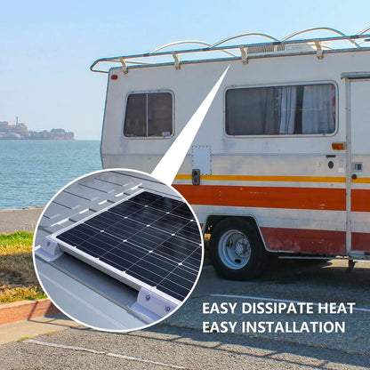 Solar Panel Mounting Kit for Motorhomes and Boats 