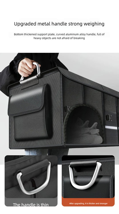 Organizador de Maletero de Cuero Ajustable