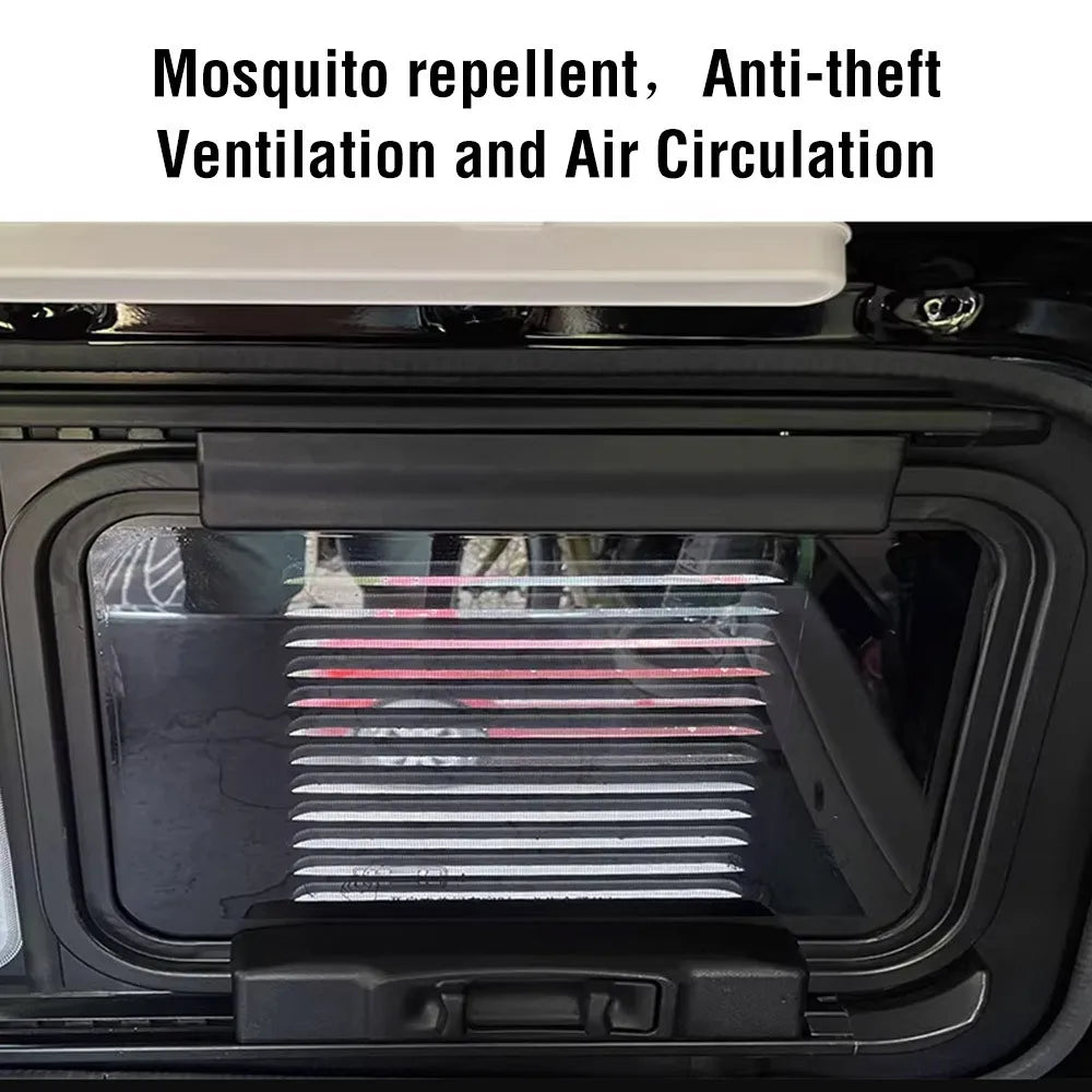 Rejilla Ventilación con Mosquitera - Anti-Robos para Ventana Deslizante VW T5/T6