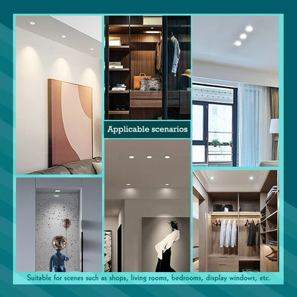 Downlight LED Empotrable Ultrafino 5W–18W | Luz Cálida o Fría