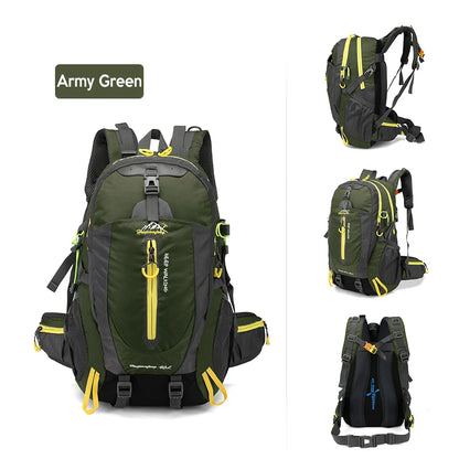 Mochila 40L Ultraligera - Nylon Impermeable · Multiusos · Sin Estructura
