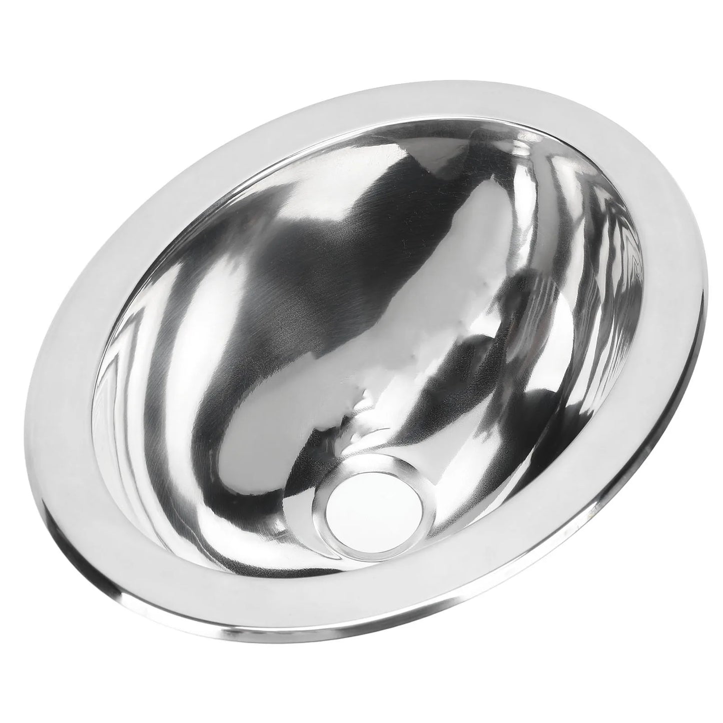 Lavabo Compacto de Acero Inoxidable para Camper y Barco