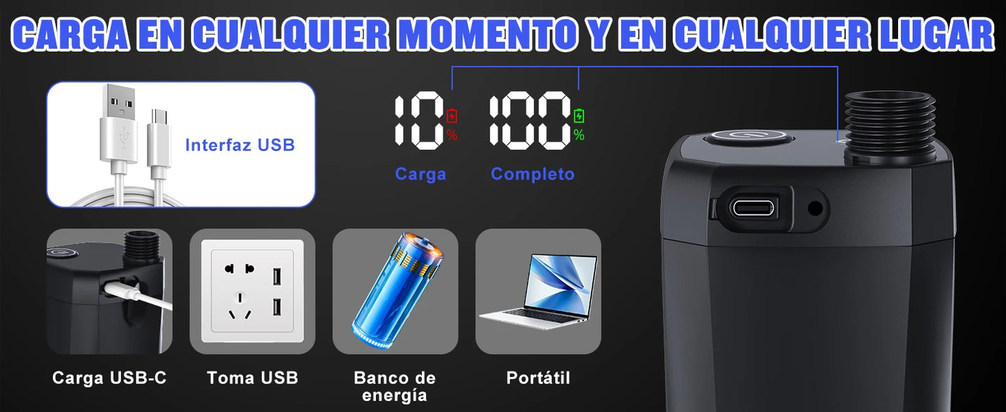 Portable Camping Shower with Temperature Display