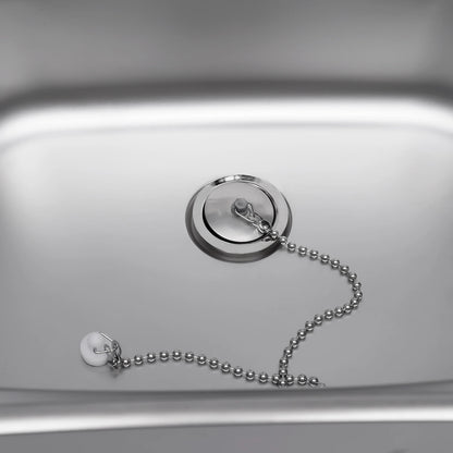 Évier pour camping-car et bateau – Acier inoxydable 