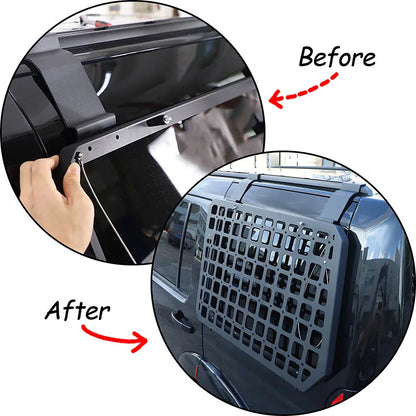Folding Rear Window Storage Rack – Land Rover Discovery 4 / LR4 (2010–2016)