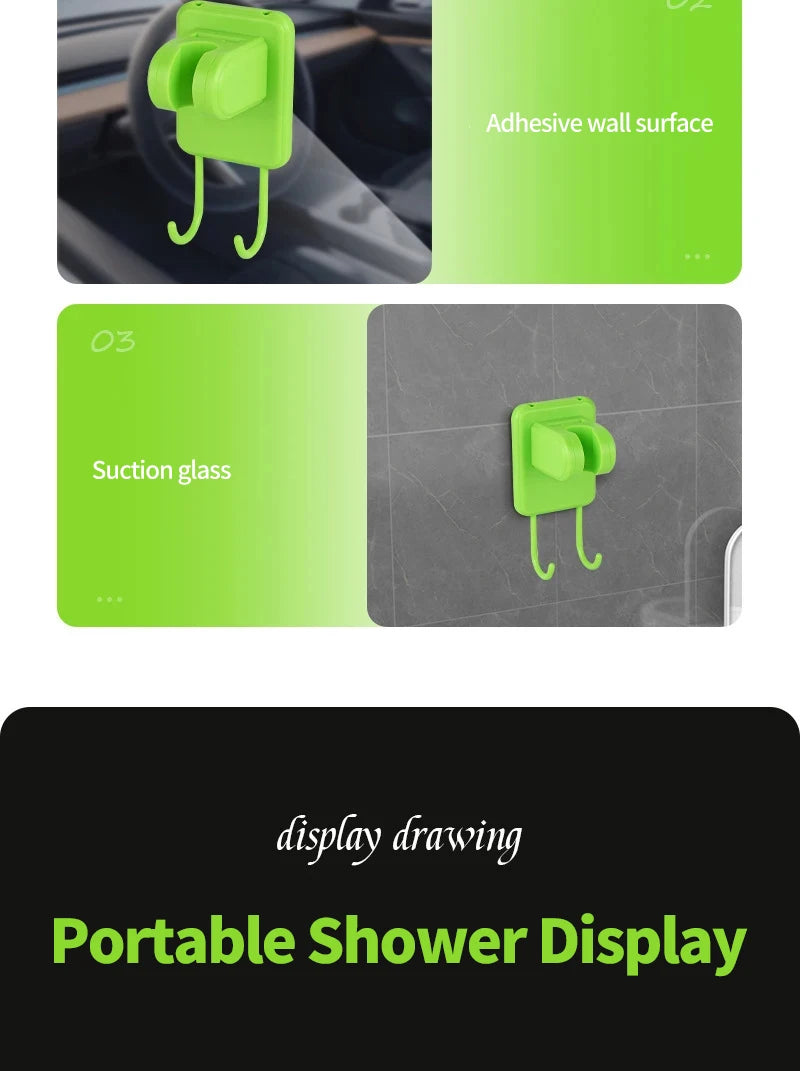 Camping Shower Kit with 6000mAh Rechargeable Pump 