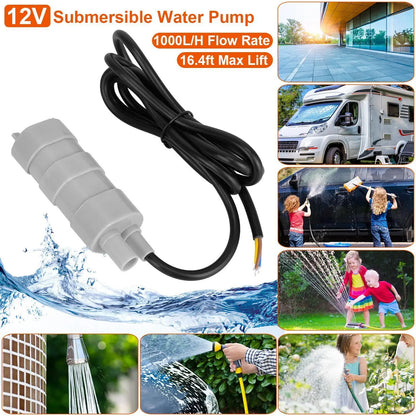 Pompe à eau 12V pour camping-car et WC chimique
