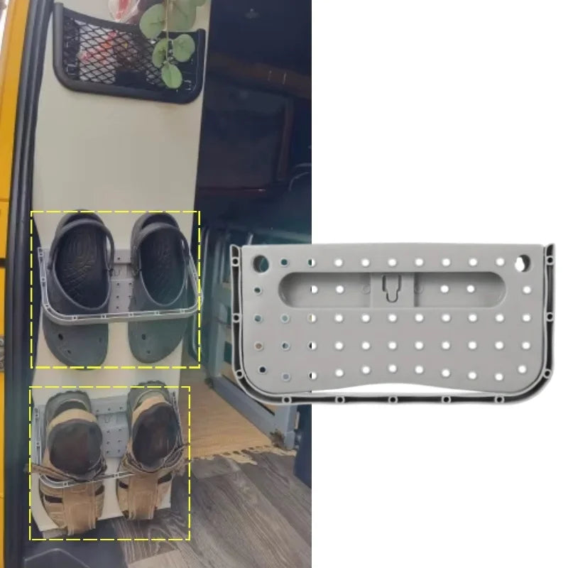 Estante para Zapatos Montado en Pared – Organizador de Plástico Duradero, Ahorro de Espacio, Para Todo Tipo de Calzado