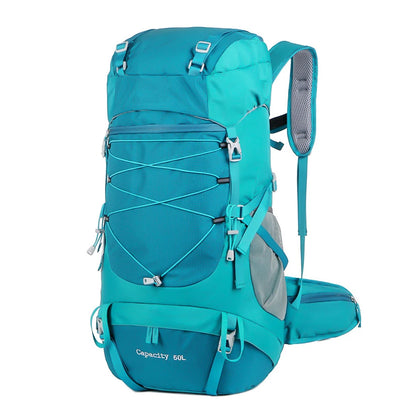 WEST TUNE External Frame Hiking Backpack - Durable Nylon · Rain Cover · Size L · Heavy Load