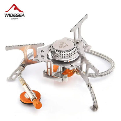 Hornillo Plegable Acero Inox - Encendido Integrado + Alta Montaña