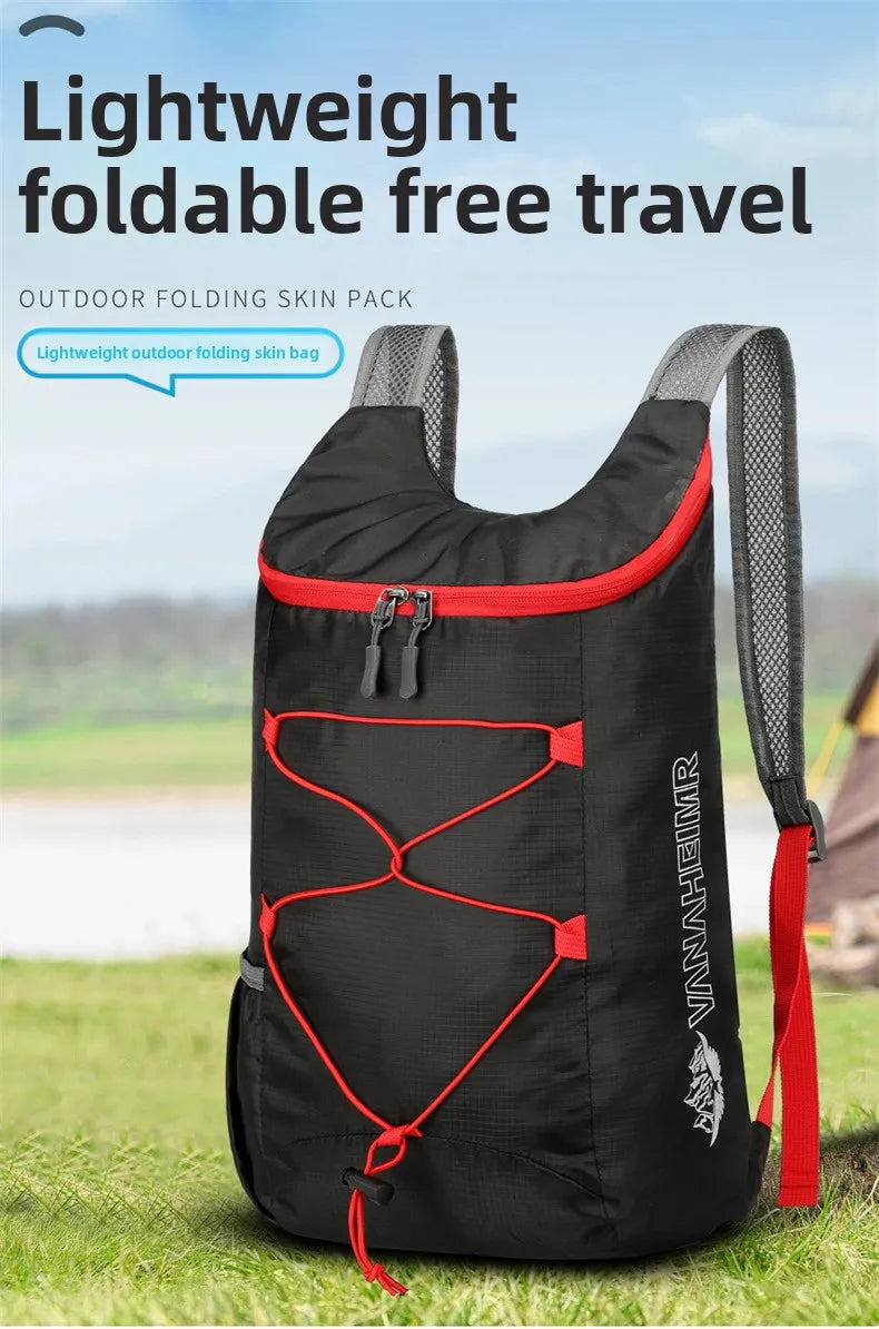 Ultralight Hiking Backpack - Expandable · Air Cushion Straps · Portable · Multipurpose Outdoor