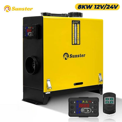 Calefactor Diesel Portátil 8kW Sunster – Rápido, Silencioso y Eficiente