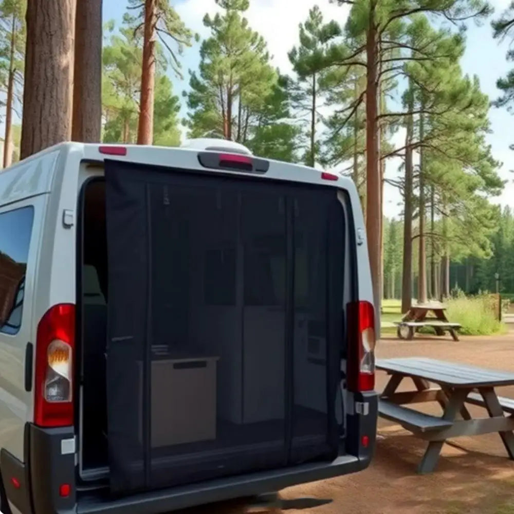 Cortina Mosquitera para Puerta de Autocaravana trasera o de lado