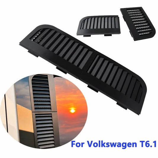 Side Window Vents Rainproof - Airflow Deflector for VW T6.1