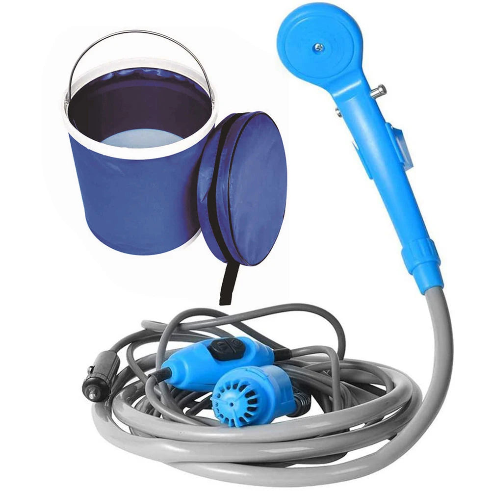 Camping Shower with 20L Tank and 12V Pump