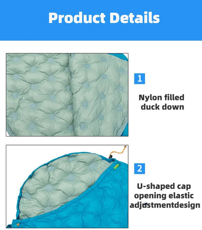 Sac de couchage en duvet de canard | 3 saisons