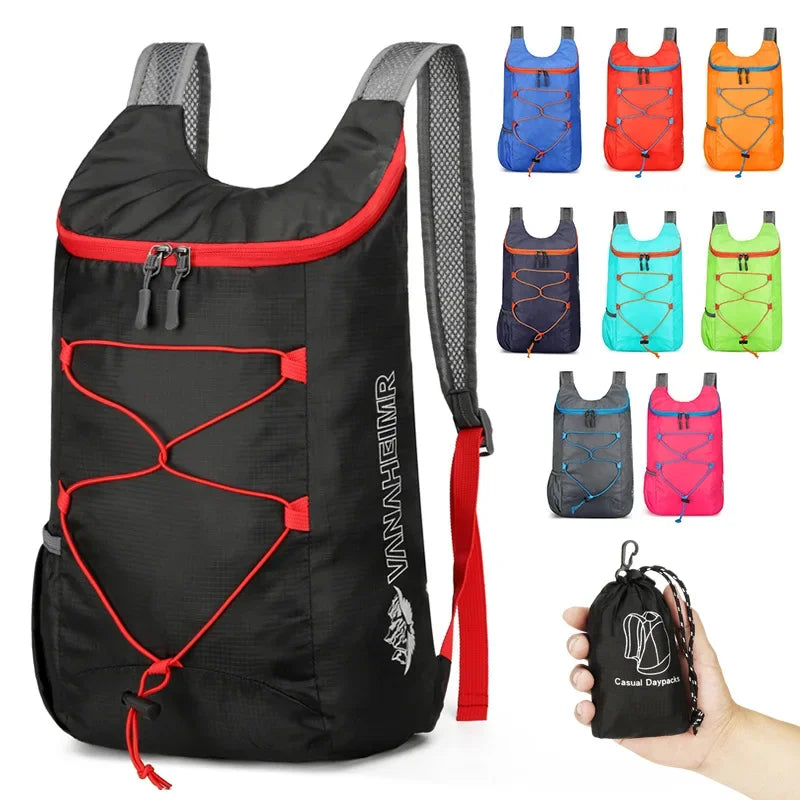 Ultralight Hiking Backpack - Expandable · Air Cushion Straps · Portable · Multipurpose Outdoor