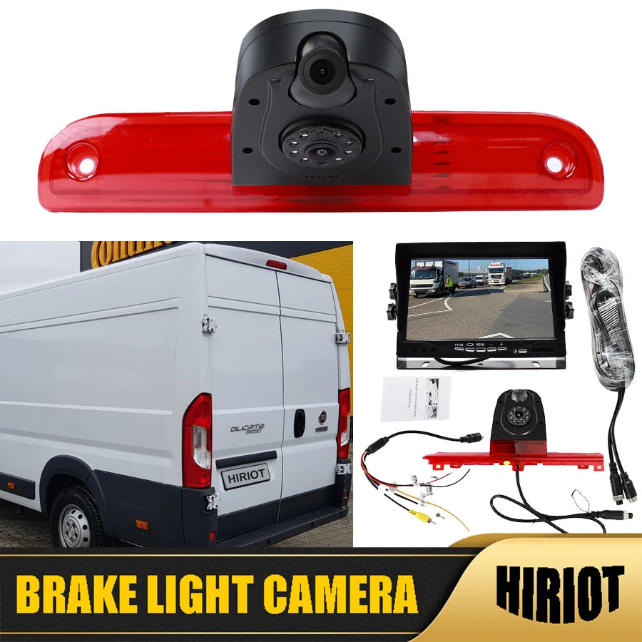 Caméra de recul double AHD 1080P avec IR - Fiat Ducato / Peugeot Boxer / Citroën Jumper 2006-2018