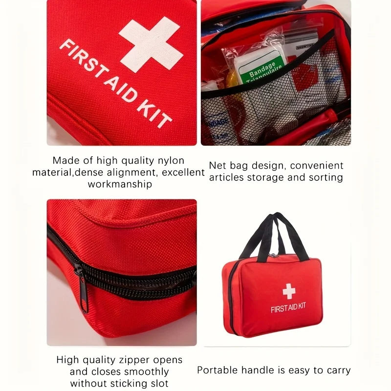 Trousse de premiers secours de luxe 260 pièces - Urgences à la maison, en camping et en camping-car