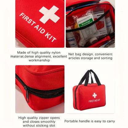 Trousse de premiers secours de luxe 260 pièces - Urgences à la maison, en camping et en camping-car