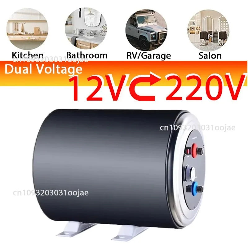 12V Electric Water Heater for Camper and Motorhome – Stainless Steel Tank