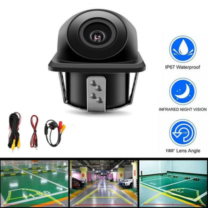 Cámara de Marcha Atrás JISUIDA 170° con Guías de Aparcamiento – Cámara Trasera con Cable para Coche, Furgoneta y RV