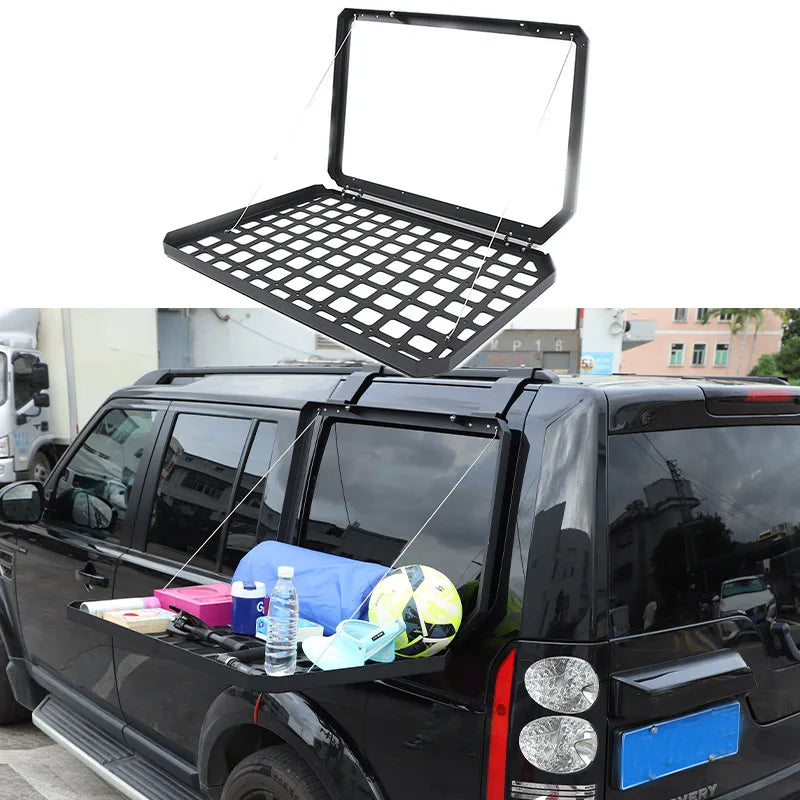 Folding Rear Window Storage Rack – Land Rover Discovery 4 / LR4 (2010–2016)