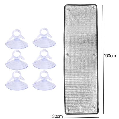 Lámina Aislante de Aluminio Doble Capa para Techo y Ventanas