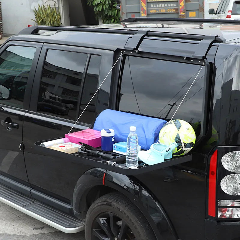 Folding Rear Window Storage Rack – Land Rover Discovery 4 / LR4 (2010–2016)