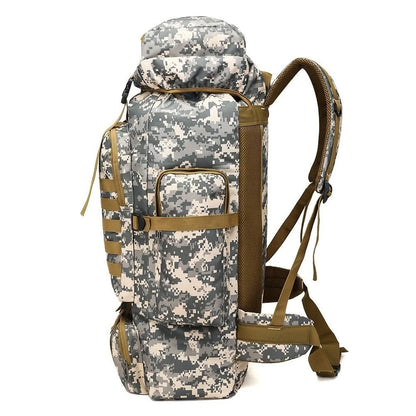 Sac à dos de randonnée 80L extensible - Nylon résistant · Housse de pluie · Multi-usages Aventure