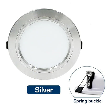 Downlight LED Empotrable Ultrafino 5W–18W | Luz Cálida o Fría