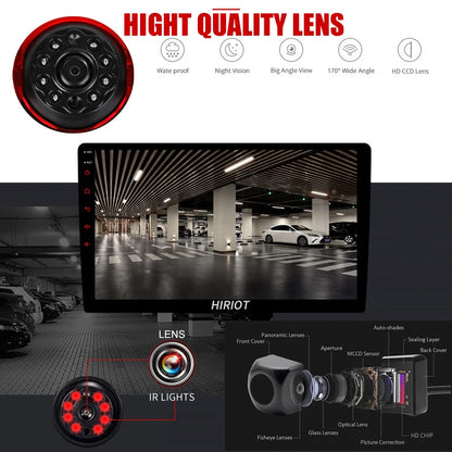 Caméra de recul double AHD 1080P avec IR - Fiat Ducato / Peugeot Boxer / Citroën Jumper 2006-2018