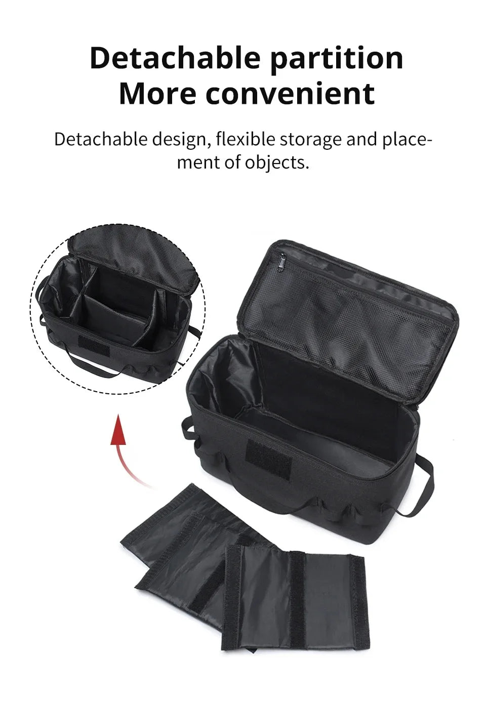 Sac de Rangement 600D - Robuste et Pliable pour le Camping et les VR (Sac Uniquement)