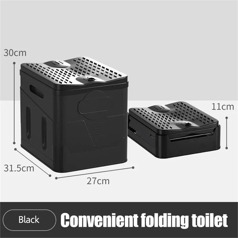 Portable Folding Toilet for Camper and Camping | Compact and Durable Mobile Toilet up to 300 kg