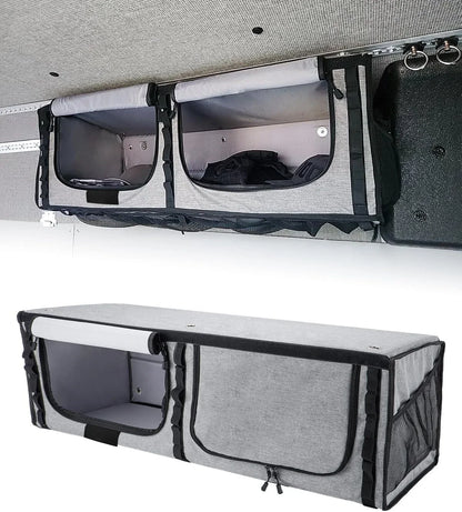 Rangement supérieur 36" pour camping-car - Fiat Ducato / Mercedes Sprinter / Ford Transit / RAM ProMaster · Souple · L-Track