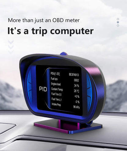 HUD Head Up Display OBD + GPS Universal – Velocímetro Digital para Coche con Pantalla 120×83 mm