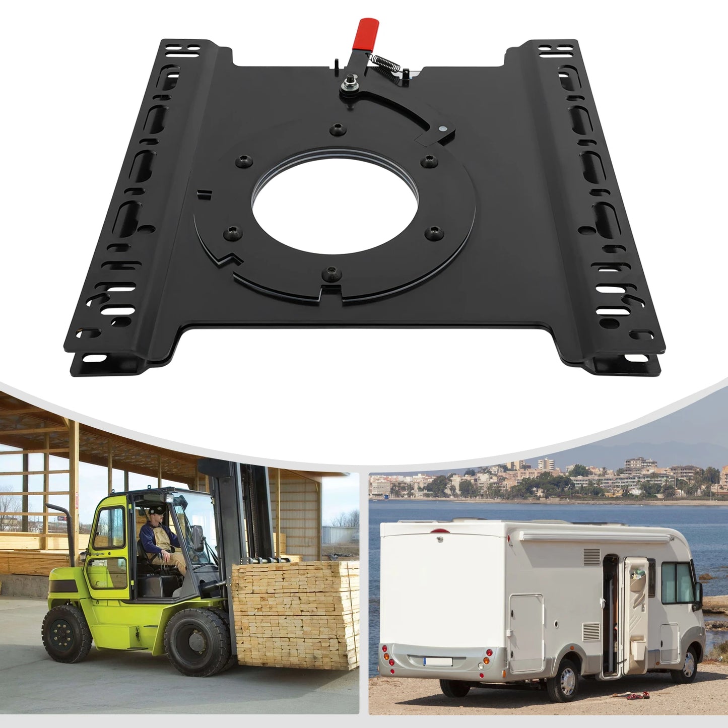 Base giratoria 360° para asiento de furgonetas