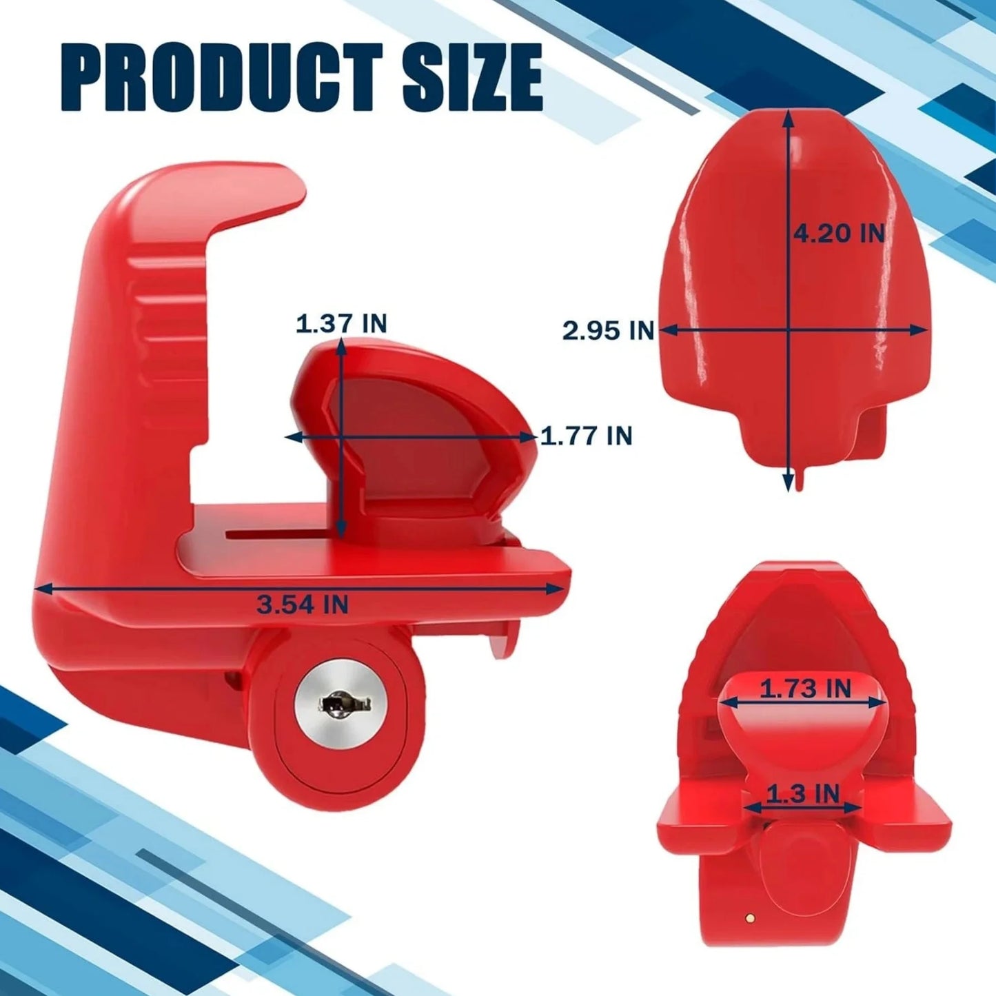 Universal Type Car Yacht Marine Trailer Hitch Lock Anti-Theft Lock Hitch Device Connection Trailer Assembly Towing Anti-Theft