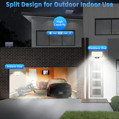 Lumière Solaire LED 234 Puces avec Capteur et Télécommande | Éclairage Intelligent pour Jardin et Patio