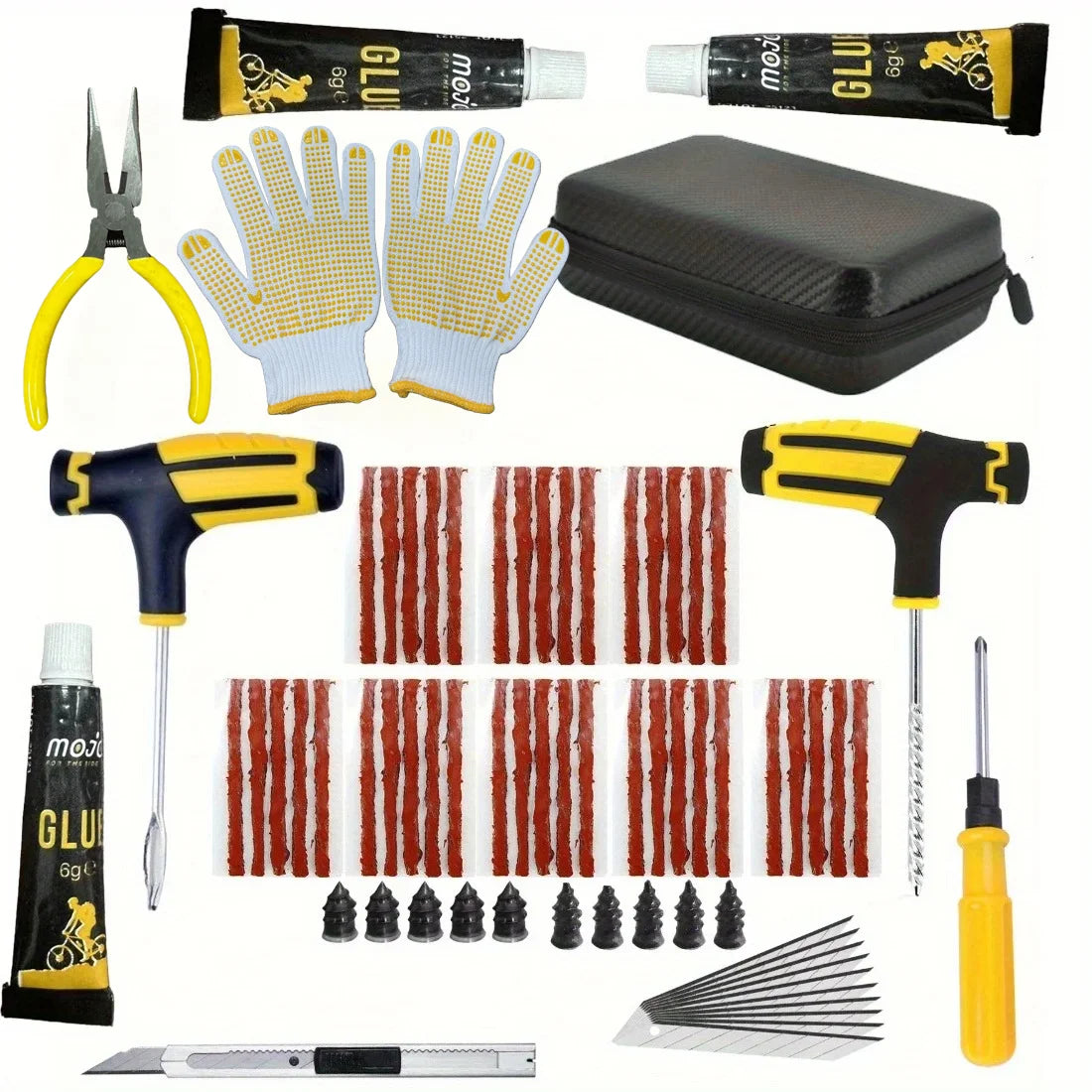 Kit de Reparación de Neumáticos – Herramienta de Pegado