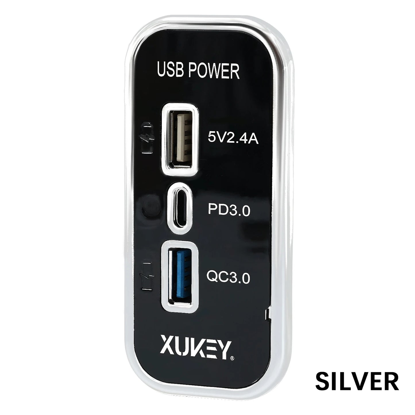 Cargador USB + PD 12–24V para Vehículos