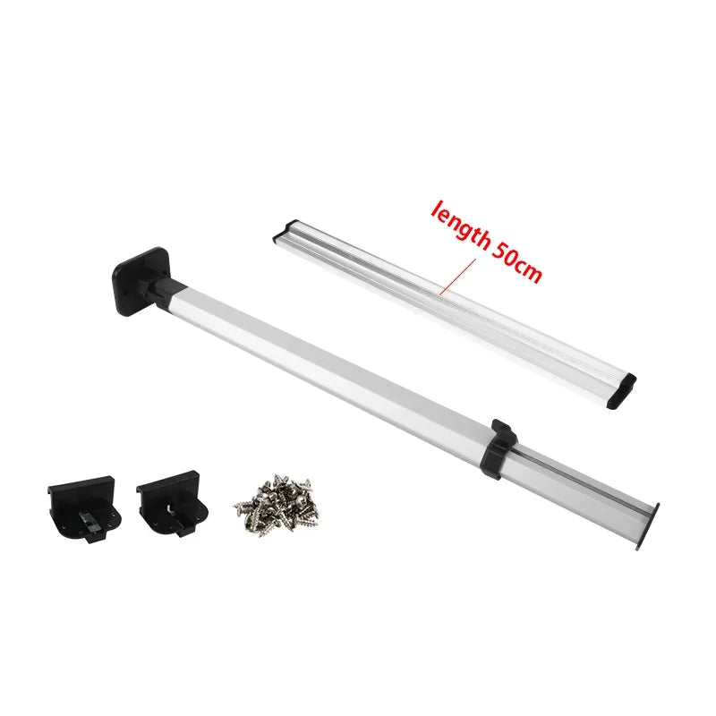 Mesa Plegable para Camper y Autocaravana con Pata Regulable | Mesa Interior RV Giratoria y Desmontable