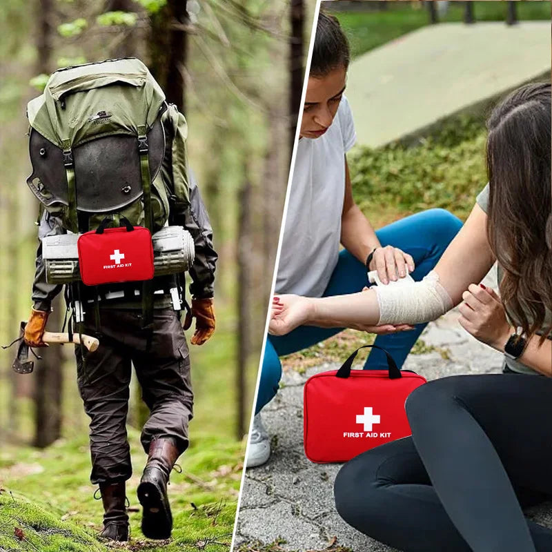Trousse de premiers secours de luxe 260 pièces - Urgences à la maison, en camping et en camping-car