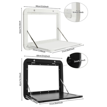 Mesa Plegable Exterior para Camper y Autocaravana | Mesa Picnic Abatible de Aluminio para RV