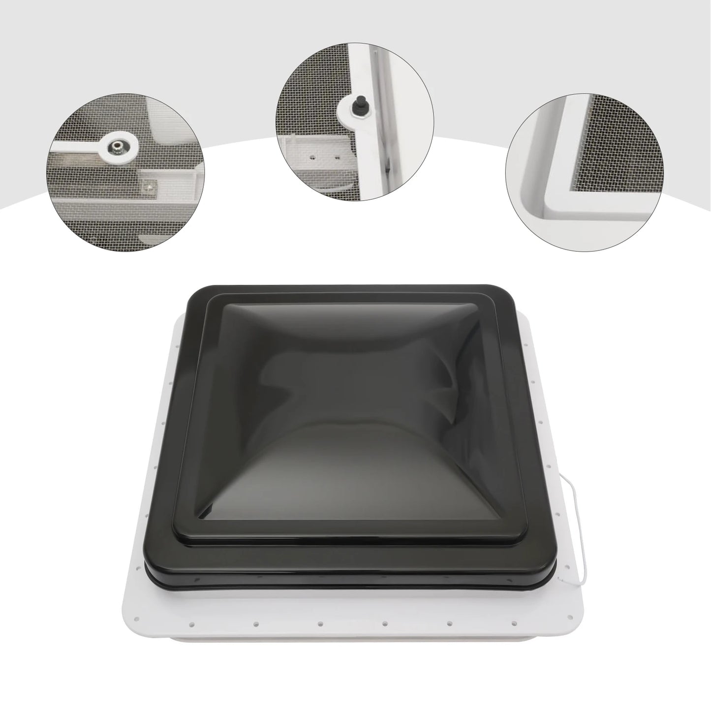 Puits de lumière pour toit de VR 42×42 cm (14×14")