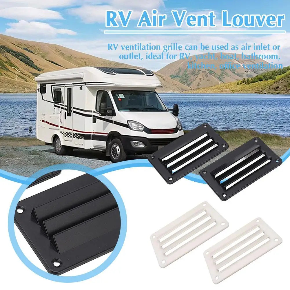 Grille d'aération RV 2 unités - ABS résistant + Installation facile (Universelle)