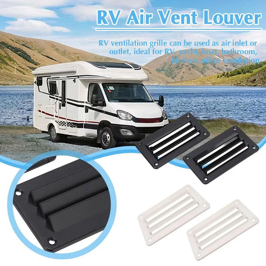 Grille d'aération RV 2 unités - ABS résistant + Installation facile (Universelle)