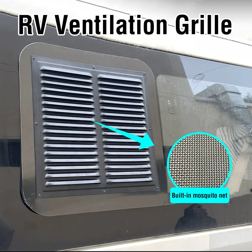 Rejilla Ventilación con Mosquitera - Anti-Robos para Ventana Deslizante VW T5/T6